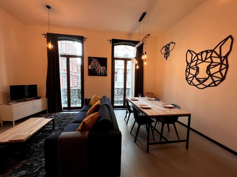 לייז' Le Jungle Loft - Place Saint Lambert, Hypercentre מראה חיצוני תמונה
